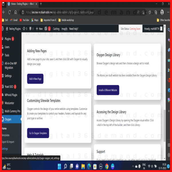 oxygen builder addons