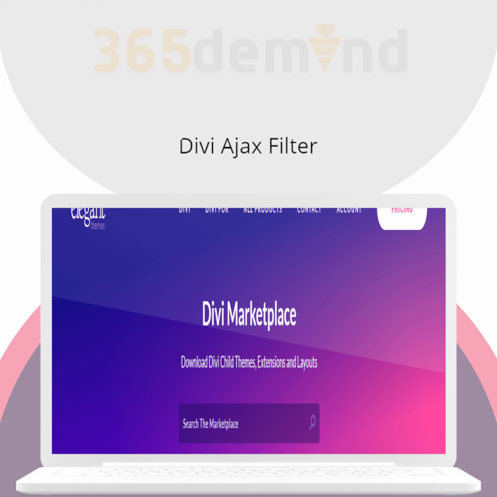 divi ajax filter activation with key (lifetime access)