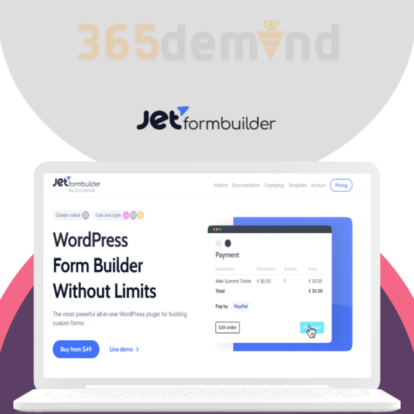 jet formbuilders activation with key (lifetime access)